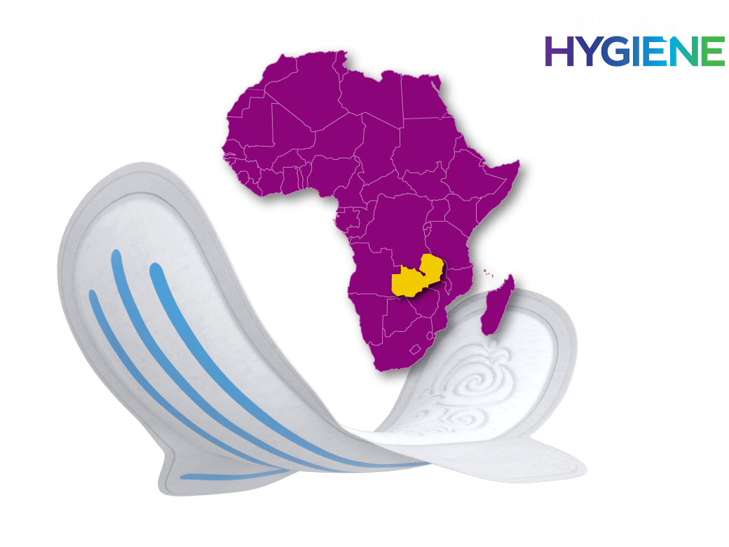 Map-of-africa-with-zambia-highlighted-and-feminine-pad-graphic